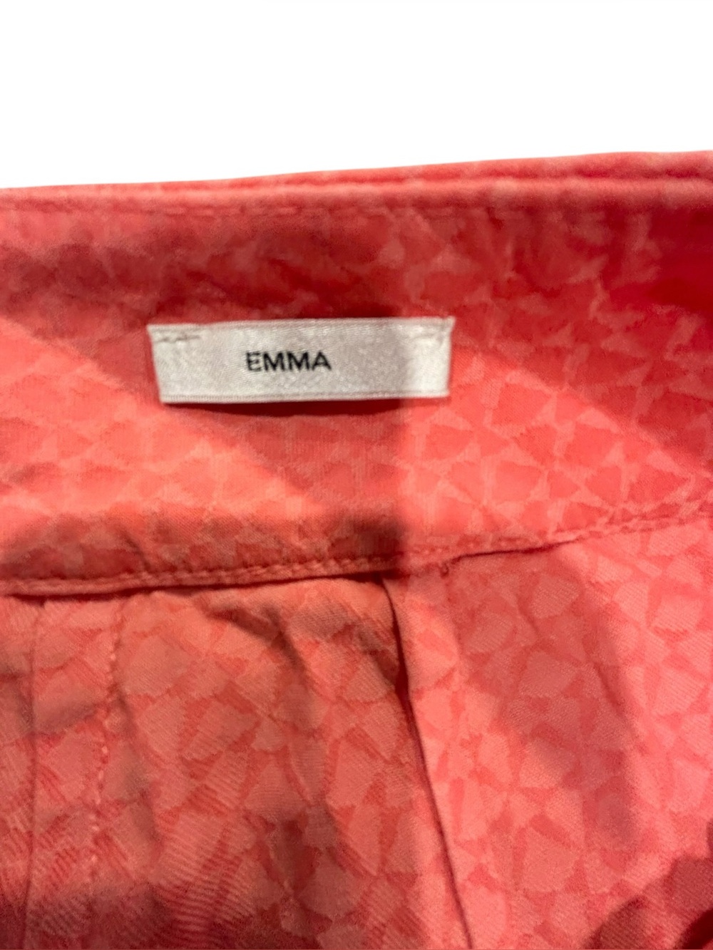 St. John Emma Trouser Women’s Coral Pink Lightweight Cropped Pants Sz 8 - Picture 5 of 10